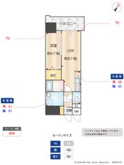 MODERN PALAZZO天神北Ⅱの間取り画像