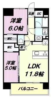 サンクレイドル八王子横山町の間取り画像