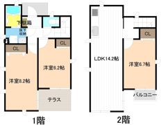アトランティック荒子川の間取り画像
