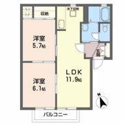 ラルジュ・コートIの間取り画像
