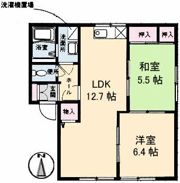 エイティー隅本 D棟の間取り画像