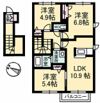 サンフラワー F棟の間取り画像