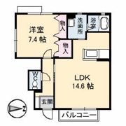 クィーンズコート I棟の間取り画像