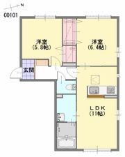 ソシア平尾 C棟の間取り画像