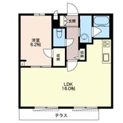 ル・クレール宿河原Bの間取り画像