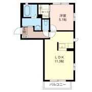セゾン ショコラ Bの間取り画像