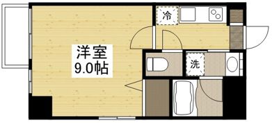 月光 岡山市役所前の間取り画像