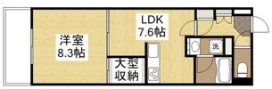フラットリア春日の間取り画像