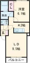 BRUN CUBE Ⅱの間取り画像