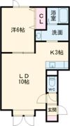 グレージュⅡの間取り画像