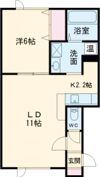 ティアラⅡの間取り画像