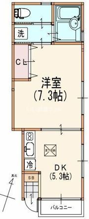 ルーミー川崎の間取り画像
