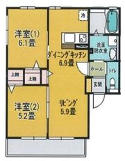 ラ・ルーチェC棟の間取り画像