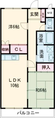 ローズガーデンCOMOの間取り画像