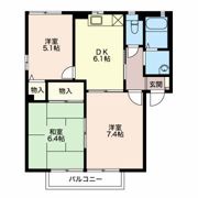 フレグランスやまと Eの間取り画像