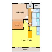 MKタウン江場Aの間取り画像