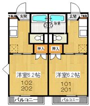 ヴェルボナールの間取り画像