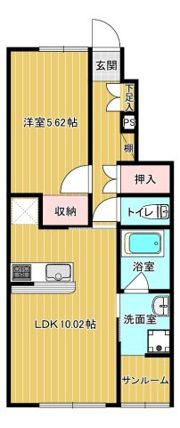 クリスタルステージⅠの間取り画像