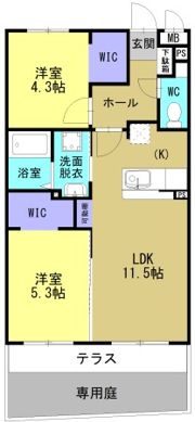 ARTH平松の間取り画像