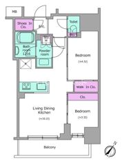 アーバネックス日本橋茅場町の間取り画像