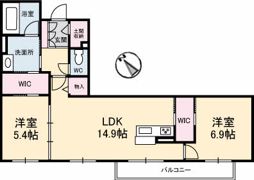 シャーメゾン旭通りの間取り画像