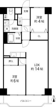 T’s garden越谷大袋の間取り画像