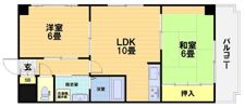 サン・フローネ川宗の間取り画像