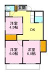 ハウスミルの間取り画像