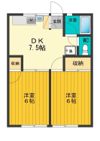 シティハイムシンメイBの間取り画像