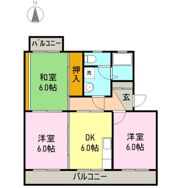コーポラス21 Bの間取り画像