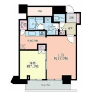 ジークレフ新神戸タワーの間取り画像