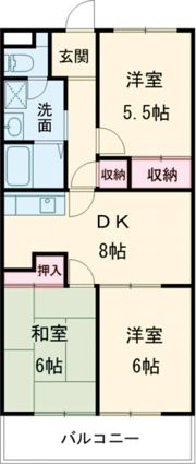 ミサトピア北山の間取り画像