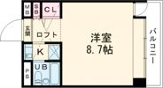 宝殿駅前ヤングパレスの間取り画像