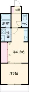 パレドール鶴崎Iの間取り画像