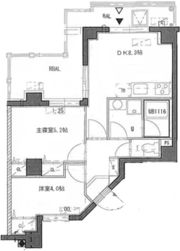 エストゥルース府中の間取り画像