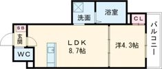 AXIA CITY 兵庫の間取り画像