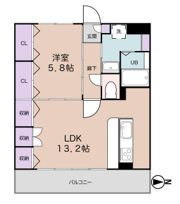 ロイヤル岩切Ⅶの間取り画像