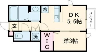カームコート太子堂の間取り画像