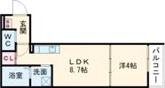 AXIA CITY 神戸松原の間取り画像