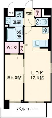 アグレアーブルの間取り画像