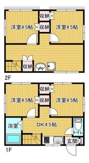 キャピタル越谷Cの間取り画像