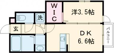 アンセル長町Aの間取り画像