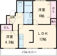 サンコーポラス柳川Ⅰの間取り画像
