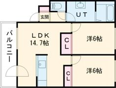 コンフォート寿の間取り画像