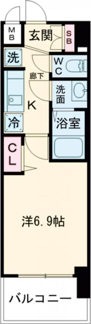 プレサンスTHE KYOTO 華苑の間取り画像