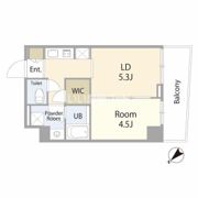 ecume川崎の間取り画像