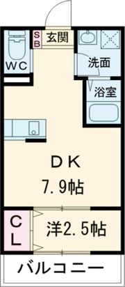 GAZELLE NOAH尼崎尾浜Ⅰの間取り画像