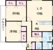ファンシーKの間取り画像
