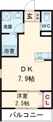 GAZELLE NOAH尼崎尾浜Ⅰの間取り画像
