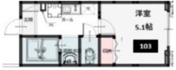 ラフォン一ノ割の間取り画像
